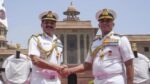 Admiral Dinesh Kumar Tripathi Takes Charge as 26th Navy Chief Admiral Dinesh Kumar Tripathi